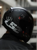 LS2 RAPID 2 CLAWN MAT SİYAH-KIRMIZI KASK (SİYAH+ŞEFFAF CAM ) - 5