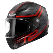 LS2 RAPID 2 CIRCUIT SİYAH-GRİ-KIRMIZI KASK - 1