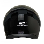 MTS M-201-SNAKE PARLAK SİYAH GÜNEŞ VİZÖRLÜ KASK - 3