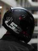 LS2 RAPID 2 CLAWN MAT SİYAH-KIRMIZI KASK (SİYAH+ŞEFFAF CAM ) - 6