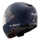 LS2 STROBE 2 MAT NAVY MAVİ ÇENE AÇILIR KASK - 6