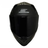 MTS M-910 MAT SİYAH-GRİ-SARI GÜNEŞ VİZÖRLÜ KASK (GRİ CAMLI) thumbnail 3