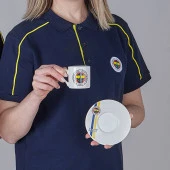 Fenerbahçe Orijinal Lisanslı 2'li Fincan Takımı Hediyelik Ahşap Kutulu - 5