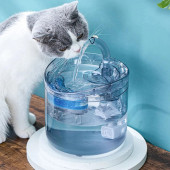 TechTic Kedi Köpek İçin Sessiz Su Çeşmesi Otomatik Su Pınarı Usb li Su Sebili Kedi Su Şelalesi - 7