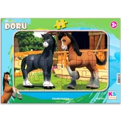 Ks Games Nasreddin Hoca ve Doru 24 parça 2 li Puzzle/Yapboz Set - 3