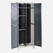 Çok Amaçlı Balkon Bahçe Kiler Plastik Dolap 65x38x173 - 1