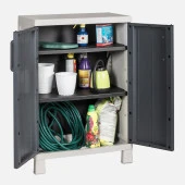 Plastik Bahçe Balkon Teras Kiler Dolap 65*38*93H cm - 2