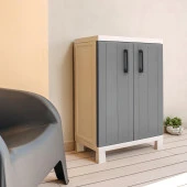 Plastik Bahçe Balkon Teras Kiler Dolap 65*38*93H cm - 4