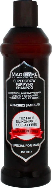 Magicare Supergrow Purifying Erkekler Için Şampuan 450 ml - 1