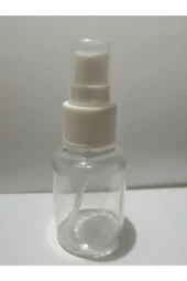 60ml Şeffaf Plastik Şişe+sprey Başlık,dezenfektan Şişesi,medikal Şişe,boş Şişe,50 Adet - 1