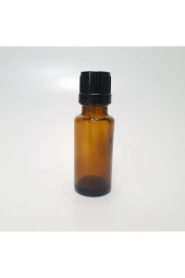 240 Adet ( 1 Koli) 20 Cc Amber Içten Damlalıklı Cam Şişe - Ecza, Propolis Şişesi - 1