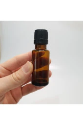 240 Adet ( 1 Koli) 20 Cc Amber Içten Damlalıklı Cam Şişe - Ecza, Propolis Şişesi - 3