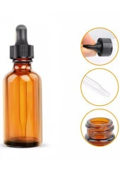 100ml kahverengi cam damlalıklı, 10 adet, Siyah Kapak, Ecza şişesi, Damlalıklı şişe, propolis şişesi, damlatmalı şişe, saç serum şişesi, ecza şişesi - 3