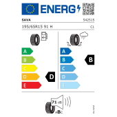 SAVA 195/65R15 91H INTENSA HP2 YAZ LASTİĞİ ÜRETİM 2024 - 3