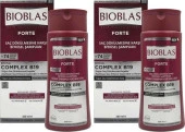 Bioblas Forte Saç Dökülmesine Karşı Bitkisel Şampuan 360 ml 2 Adet Kadın-Erkek - 1