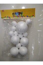 Puti Karışık Köpük Toplar 13 Adet - 1