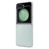 Samsung Galaxy Z Flip 5 Kılıf Droga Full Şeffaf Sararmaz İnce PC thumbnail 4