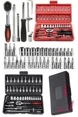 STAXX 46 Parça Mini Lokma Takımı Otomatik Cırcırlı 1/4" Set Yüksek Kalite CR-V Kombinasyon Alet Set - 2