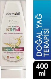 Dermokil Saç Bakım Kremi 400 ml Doğal Yağ Terapisi 8697916003847 Saç Kremi - 1