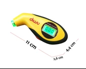 Diwu Dijital Lastik Hava Basıncı Ölçer Aydınlatmalı - 3