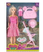 Oydaş Oyuncak 2269 Anlily Kutuda Pusetli Bebek Oyuncak thumbnail 2