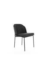Morena Sandalye 6'lı Set Antrasit Papel Sandalye Yemek Odası Sandalye - 4