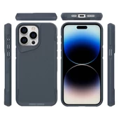 Vendas Apple iPhone 15 Pro Kılıf Zore Airbag Kenarlı T-Max Mat Standlı Kapak thumbnail 11