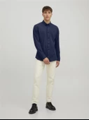 JACK JONES Logolu Uzun Kollu Erkek Gömlek 12212345 - 4