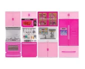 Oydaş Oyuncak 2313 Kutuda 4'lü Dolap Fırın Bulaşık Makınası Lavabo Set - 2