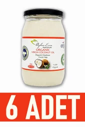 Organik Hindistan Cevizi Yağı 330 ml (6 Adet) - 1