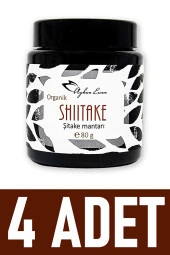 Organik Shiitake Mantarı 80 gr (4 Adet) thumbnail 1