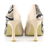 Erkan Saçmacı Jatqılı Plus Ten Yılan Kadeh Topuklu Ayakkabı - 3