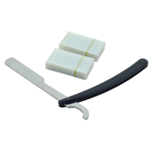 Siyah Sedef Tıraş Usturası ve 10 Adet Tam Jilet - 1