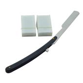 Siyah Sedef Tıraş Usturası ve 10 Adet Tam Jilet - 2