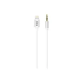 Phixi Basic CA112 Metal Başlıklı 100cm Lightning to Silikon Aux Kablo - 1