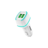 Phixi Force QCC571 Çift Çıkışlı Araç Şarj Adaptörü - 1