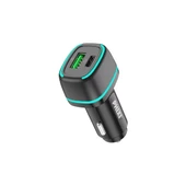 Phixi Force QCC4138 Çift Çıkışlı PD Destekli 38W Araç Şarj Adaptörü - 1