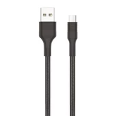 Phixi Force CB431M Hasır Örgü ve Ekstra Güçlendirilmiş Silikon Başlıklı Micro USB Hızlı Şarj ve Data Kablo - 1