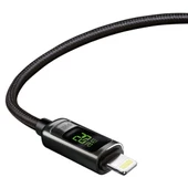Phixi Ultimate UPD4160L 20W LCD Ekranlı Hasır Örgü ve Güçlendirilmiş Metal Başlıklı Type-C to Lightning Hızlı Şarj ve Data Kablo - 2