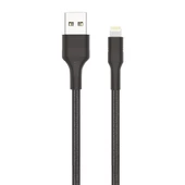 Phixi Force CB431L Hasır Örgü ve Ekstra Güçlendirilmiş Silikon Başlıklı Lightning USB Hızlı Şarj ve Data Kablo - 1