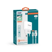 Phixi QCH271M Force Akım Korumalı 15W / 3A Qualcomm 3.0 Micro USB Kablolu Şarj Cihazı - 2