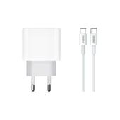 Phixi Force QCH281T PD Destekli 15W Type-C to Type-C USB Kablolu Şarj Cihazı - 1