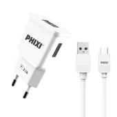 Phixi PCH201M Basic 2.1A Micro USB Kablolu Şarj Cihazı - 2