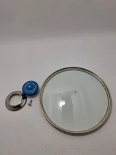 CAM KAPAK 20 CM VE  PARLİEMENT MAVİ KULP - 1