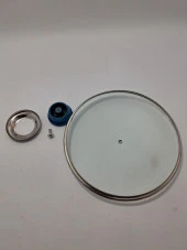 CAM KAPAK 20 CM VE  PARLİEMENT MAVİ KULP - 2