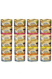Gold 24 Adet Karışık 85 Gr Kedi Konserve Maması - 1