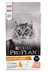Pro Plan Elegant Hassas Deri Somonlu Yetişkin Kedi Maması 3 Kg - 1
