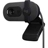 Logitech Brio 100 Full HD 1080p Gizlilik Kapaklı Mikrofonlu Web Kamerası - Siyah thumbnail 1