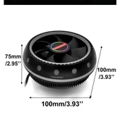 UFO COOLMOON CPU FAN İNTEL LGAX115X / 775 / 1200 AMD AM4 AM3+/AM3 FM2 SOKET UYUMLU İŞLEMCİ FAN - 2