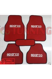 Seat Exeo Sparco Kırmızı Halıfleks 5 Parça Paspas Seti - 1